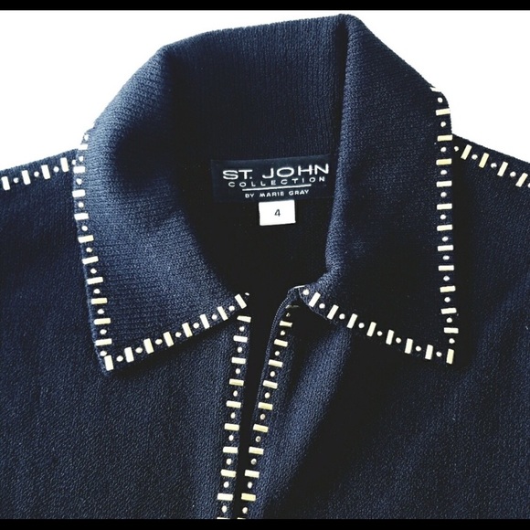💋Gifted ST. JOHN SPORT KNIT BLAZER by Marie Gray - Picture 4 of 6